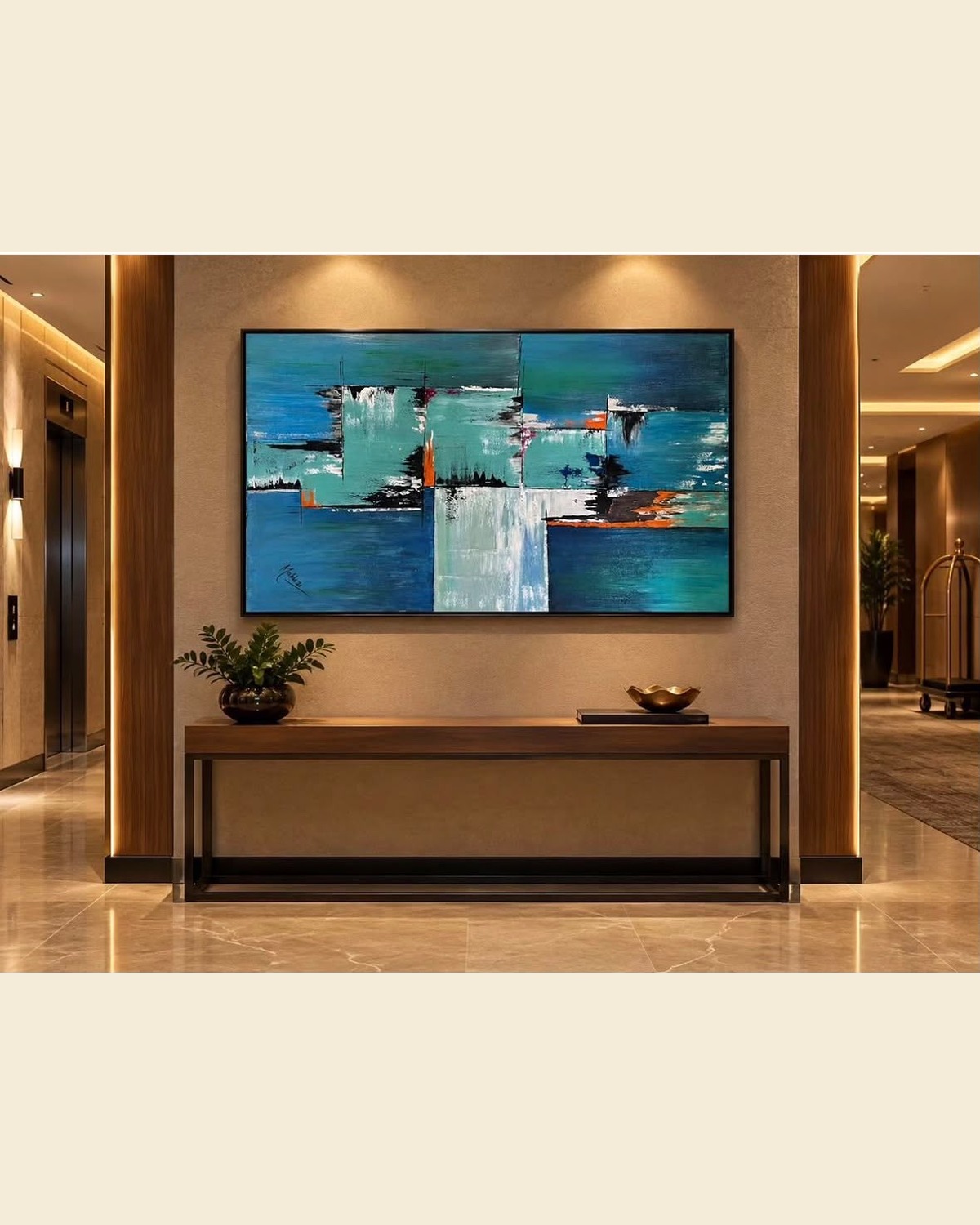 Azul contemporâneo